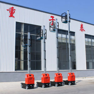 Мини-размер Электрический Новый алюминиевый сплав мобильный подъемник 6 м 9 м самоходная Вертикальная мачта подъемная платформа - Product Image 2