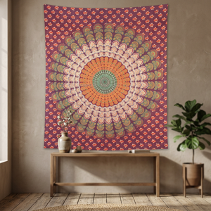 Arte abstracto indio Mandala Tapices - Product Image 2