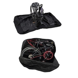 <span class=keywords><strong>Housse</strong></span> de <span class=keywords><strong>transport</strong></span> pliable robuste pour vélo Sac de <span class=keywords><strong>transport</strong></span> de voyage pour vélo Pochette de rangement - Product Image 2