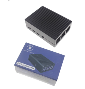 Xingyuan Raspberry <span class=keywords><strong>Pi</strong></span> 5th Generation Carcasa de aleación de aluminio Disipación de calor pasiva y refrigeración Armadura de metal Funda protectora - Product Image 6