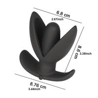 Aufblasbarer Anus-Butt-Plug für Erwachsene, Schwarz, Großer Analplug, Wiederaufladbar, Hausgemacht, Sexspielzeug für Männer