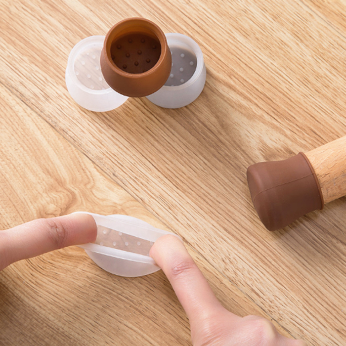 Круглая Силиконовая накладка на ножки стола/стула, защитная накладка на ножки табурета, нескользящая накладка на стул, домашняя одежда, накладка на ножки стола
