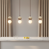 Lampe suspendue en travertin de style Wabi-sabi médiéval, meilleur design, lumière décorative, lampe de chevet en pierre, lustre, luminaire pour plafond haut