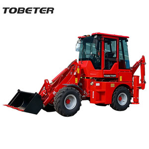Tobeter Fácil Operação Agrícola Retroescavadeira Carregador 0.6m3 Balde Capacidade Fazenda Compacta Grãos Vala Máquina - Product Image 6