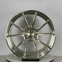 Juego de 10 Ruedas Forjadas de 21 Pulgadas en Bronce Mate, 5x112 5x114.3, para BMW Serie 7, Mercedes Clase S, Audi A8, Ligeras y de Lujo