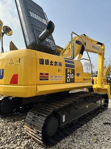 Excavatrice moyenne de PC210-8 Komatsu d'occasion à la vente chaude Machine de 21 tonnes Moteur d'origine Livraison rapide Clé Comprend Roulement de pompe de boîte de vitesses - Product Image 5