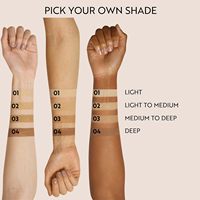 Coffret Maquillage 4 en 1 Base, Fond de Teint Crème, Anti-Cernes et Poudre Éclaircissante Cache Rougeurs et Taches Foncées Végan pour Peau Claire