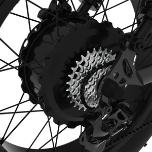 Bicicleta de Montaña Híbrida Personalizable 2025 de 20 Pulgadas con Suspensión Completa, Motor <span class=keywords><strong>Bafang</strong></span> de 750W, Batería de Litio, <span class=keywords><strong>Fatbike</strong></span> - Product Image 6