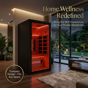 Sauna <span class=keywords><strong>de</strong></span> Madera con Vapor Seco, Bajo EMF, Lámpara <span class=keywords><strong>de</strong></span> Terapia <span class=keywords><strong>de</strong></span> Luz Roja, Materiales <span class=keywords><strong>de</strong></span> Madera <span class=keywords><strong>de</strong></span> Hemlock Canadiense, Infrarroja - Product Image 3