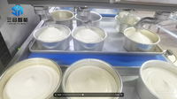 Machine à déposer à pistons multiples, machine à remplir à pistons, machine à remplir les gâteaux à la crème, machine à remplir automatique la confiture, machine à remplir les éclairs