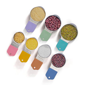 Ensemble de Mesure Magnétique Complet en Acier Inoxydable : Tasses et Cuillères de Mesure pour Cuisine, Aliments Secs et Humides, Cuillères Carrées pour Pâtisserie - Mu-14Set - Product Image 5