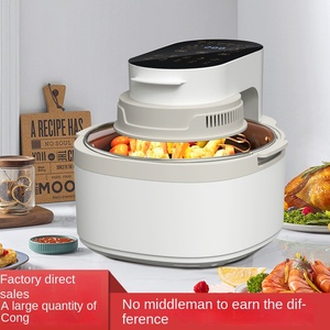 Four à Friture à Air Chaud Visuel Moderne 8L en Acier Inoxydable avec Tube Chauffant Électrique Motorisé 1350W et Convection d'Air Chaud (Écologique) pour - Product Image 3