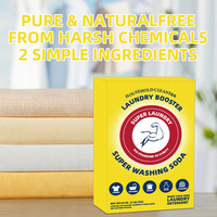 Produit exclusif transfrontalier : Super lessive en poudre sans parfum, nettoyant ménager et détachant sans ingrédients nocifs