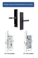 Cerradura Inteligente con Huella Dactilar, Código y Contraseña, Cerradura Electrónica Digital para Puertas de Acero/Madera, Tarjeta de Memoria, Wi-Fi, Conexión a la Nube