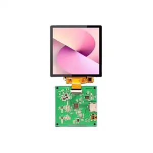 HDMI To MIPI 4.0 Inch 480 X 480 Square Lcd Display With Touch Panel Compatible With Raspberry Pi And Windows