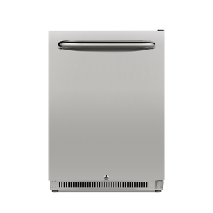 ثلاجة مكتبية من الفولاذ المقاوم للصدأ مضادة لبصمات الأصابع سعة 150 لتر مع إزالة الصقيع التلقائي للاستخدام المنزلي والحدائق والبارات الخارجية والداخلية وتحت الطاولات والفنادق - Product Image 1