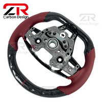 Volant personnalisé en fibre de carbone et cuir véritable pour Hyundai Sonata LED, accessoires intérieurs de voiture pour Hyundai Elantra N Kia