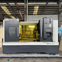 Torno CNC de Alta Precisión TCK56 Fanuc/GSK de 2 Ejes con Bancada Inclinada, Fabricado en Shandong, China