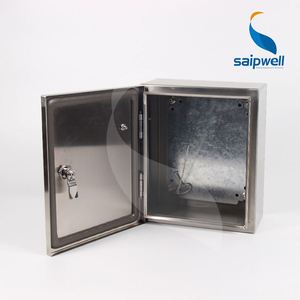 מארז פלדה IP66 ליישומים בעלי השפעה גבוהה תיבת חיבור למצלמות במעגל סגור תיבה ריקה מותאמת אישית לשימוש חשמלי הרכבה על הקיר