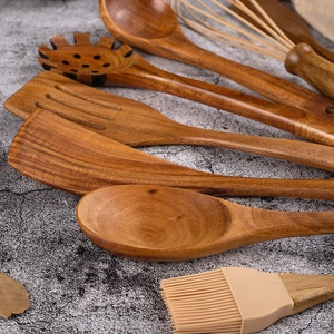 Bán Buôn Nhà Bếp Nhà Bếp Công Cụ Thiết Lập Gỗ Đồ Dùng Nấu Ăn Công Cụ Bằng Gỗ Đồ Dùng Nhà Bếp - Product Image 4