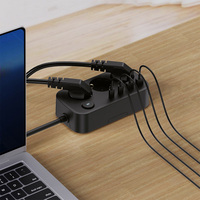Suministros de equipos eléctricos de la UE para el hogar 20W Usb Qc 3,0 enchufe de extensión temporizador 3 salidas tira de alimentación Universal