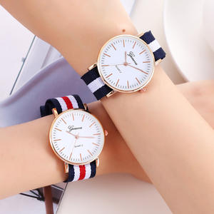 <span class=keywords><strong>Geneva</strong></span>-reloj de cuarzo de platino para hombre, cronógrafo con correa de aleación de nailon, informal, a la moda, marca de lujo, gran oferta - Product Image 5