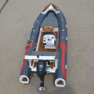 Bateau pneumatique semi-rigide Rib550 Sport PVC Hypalon <span class=keywords><strong>de</strong></span> conception européenne avec certificat CE - Product Image 1