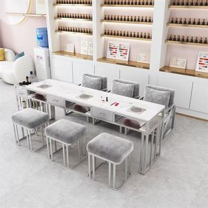 Aspiradora para Mesa de Manicura, Combinación Económica de Mesa y Silla Individual, Doble o Triple para Manicura - Product Image 3