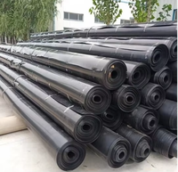 Mesin Pembuat Membran Tahan Air HDPE Anti UV, Extruder Sekrup Tunggal untuk Lini Ekstrusi Geomembran HDPE Turnkey