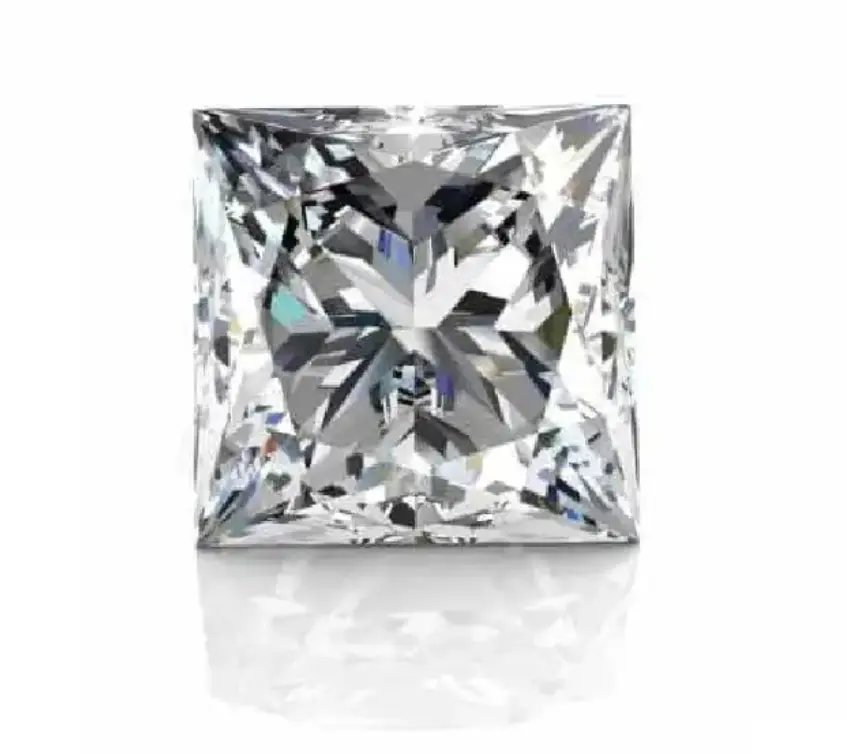 Diamante de color vs2 3mm Diamante Suelto pera corte princesa