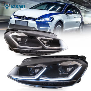 Ensemble de phares avant de <span class=keywords><strong>voiture</strong></span> VLAND Upgrade Full Led pour <span class=keywords><strong>Volkswagen</strong></span> VW Golf 7 Mk7 Variant TSI 2013 2014 2015 2016 2017 - Product Image 1