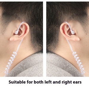 K-HEAD หูฟังอิน-เอียร์, พร้อมที่เกี่ยวหูท่ออากาศชุดหูฟังวิทยุสื่อสารสำหรับ <span class=keywords><strong>Motorola</strong></span> <span class=keywords><strong>Gp300</strong></span> Gp88 Gp600 Mtx638 - Product Image 5