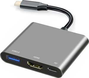 <span class=keywords><strong>Adaptateur</strong></span> multiport USB C vers <span class=keywords><strong>HDMI</strong></span> avec port de charge, <span class=keywords><strong>adaptateur</strong></span> hub <span class=keywords><strong>HDMI</strong></span> vers USB C pour moniteur vers ordinateur portable, convertisseur <span class=keywords><strong>HDMI</strong></span> 4K - Product Image 1