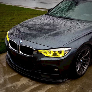 Faros Delanteros LED DRL de Doble Color Blanco/Amarillo, Estilo LCI Serie 3 F30, Actualización de Halógeno/Xenón, para BMW - Product Image 6