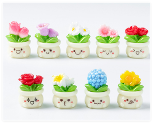 Vente <span class=keywords><strong>en</strong></span> gros miniature 3D résine rose lys tulipe fleur de <span class=keywords><strong>cerisier</strong></span> marguerite hortensia plante de tournesol succulente <span class=keywords><strong>pot</strong></span> figurine bonsaï décor - Product Image 4
