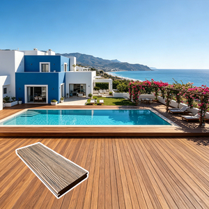 Tarima de WPC para Piscina, Tarima Compuesta para Exteriores, Impermeable, Antideslizante, para Terraza, Patio, Jardín - Product Image 5