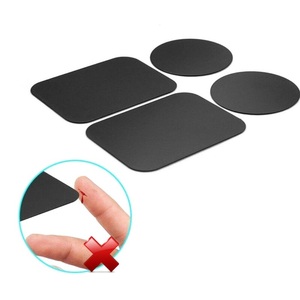 <span class=keywords><strong>Plaque</strong></span> métallique de montage pour support magnétique de téléphone avec adhésif 3M, compatible avec les supports magnétiques - Product Image 2
