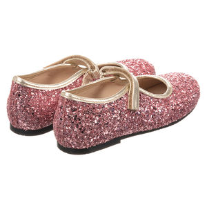 Sur Mesure Chaussures Plat Enfant Paillettes Cuir Mary Jane Designer Espagnol Chaussures - Product Image 4