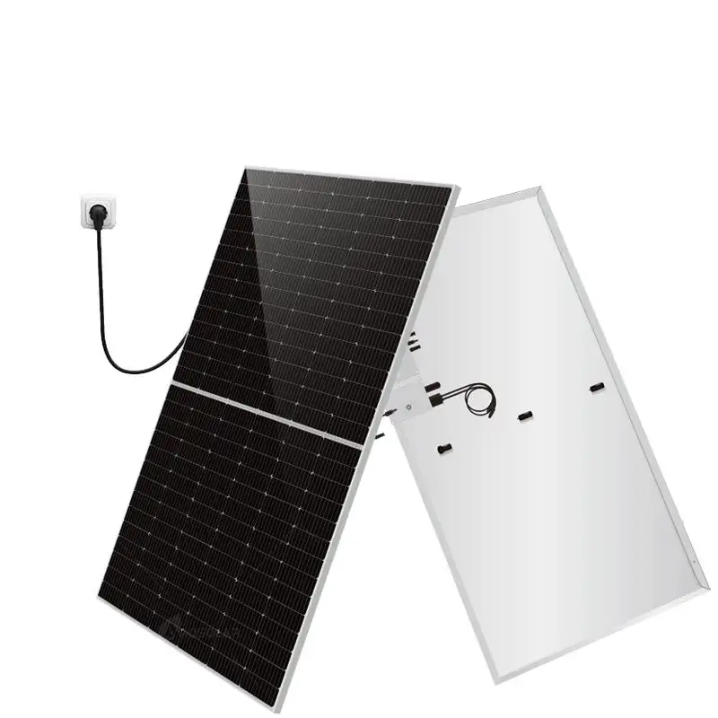 800W Plug and Play Solar Kit Ground Mounting Balcony Solar System on Grid Balkonkraftwerk for Home Use