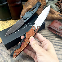 Couteau pliant D2 portable pour le camping et les activités de plein air, en acier 420 et manche en aluminium T6, outil EDC de pêche, modèle populaire pour le commerce international