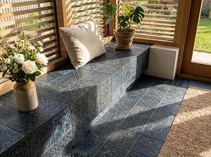 <span class=keywords><strong>Serie</strong></span> Medici Patina, Azulejos de Porcelana Mate de 150x150 mm, Estilo Vintage, Patrones Decorativos para Pared y Suelo, Antideslizantes - Product Image 6