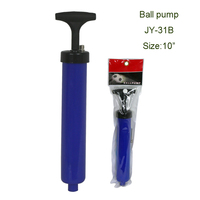 10 Zoll Anpassbare Logo & Farbe Basketball Fußball Aluminiumlegierung Luftpumpe mit Schrader-Ventil Nadel 50-80 PSI Manometer