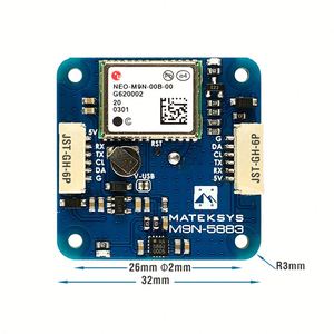 MATEK MATEKSYS GNSS COMPASS M9N-5883 GPS for Long <b>Rang</b> Rc /Quadcopter/Airplane Parts - Product Image 5
