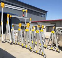 Mini-grue portique électrique en aluminium 1000 kg à entraînement par engrenages pour la construction, vente directe usine TransHoist