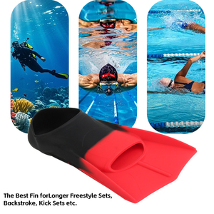 Aletas de Buceo XIALE Premium Profesionales de Goma TPR, Ligeras, Ecológicas, Duraderas, Cómodas, Antideslizantes, Negras, para <span class=keywords><strong>Entrenamiento</strong></span> de Natación - Product Image 5