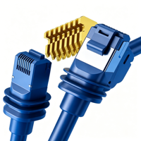 Câble Ethernet Cat5E/Cat6/Stp Cat 6 10M/50M/100M Câble de raccordement pour ordinateur portable Routeur Câble réseau