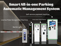 Système de paiement automatique de stationnement de billet de contrôle d'accès de voiture système de stationnement barrières système de billet de stationnement