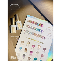 Ladai Cat Eye UV Gel Polish Nail Set Vernis magnétiques pour hommes et femmes Vernis de manucure en lampe LED Source Bouteille Emballage