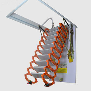Nuevo diseño, aleación de titanio y magnesio, precio de <span class=keywords><strong>escalera</strong></span> de ático plegable - Product Image 3