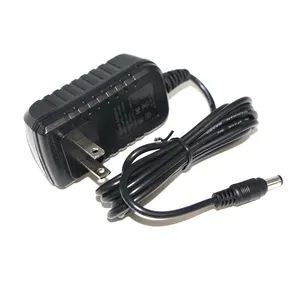 卸売1.5m22awgUS電源アダプターAcDc 24V 5V 9V 12V 1A 1.5A 2A 3A DC 5.5 * 2.1MM CCTVカメラ用電源アダプター